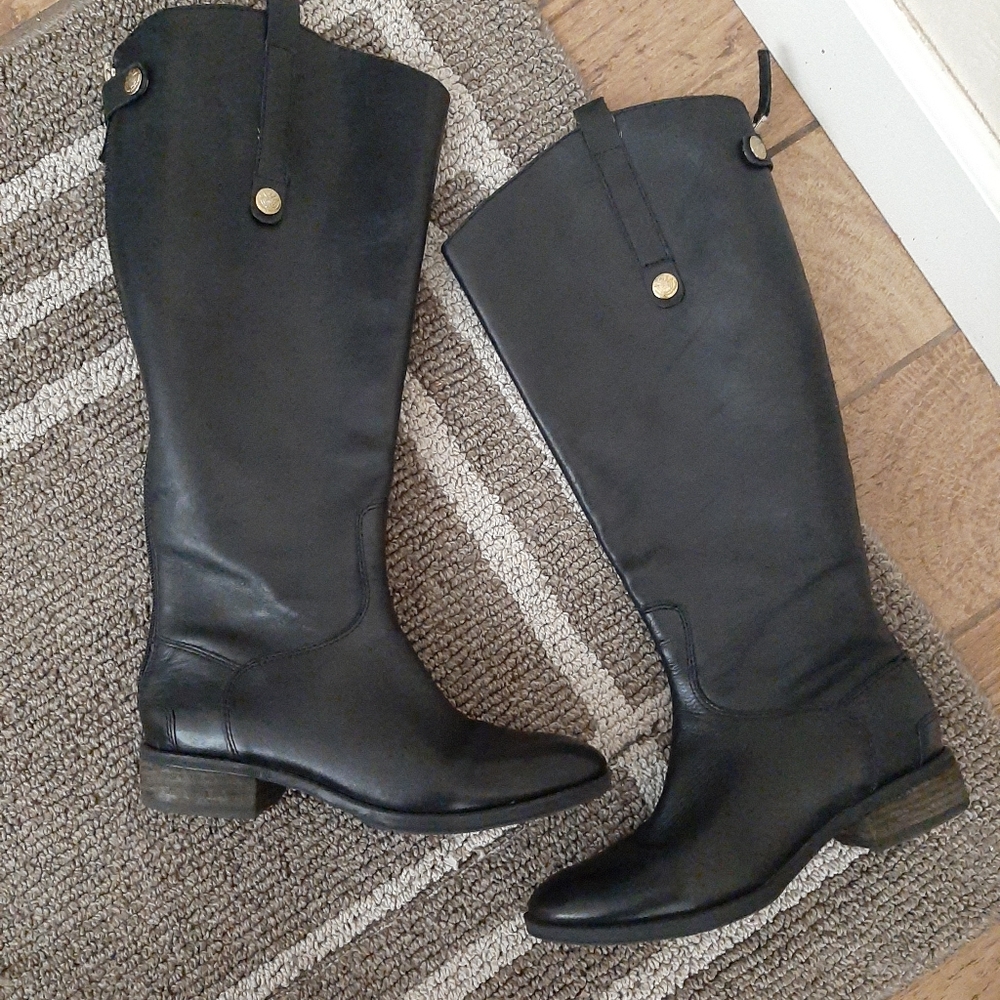 Sam Edelman real leather high boots
